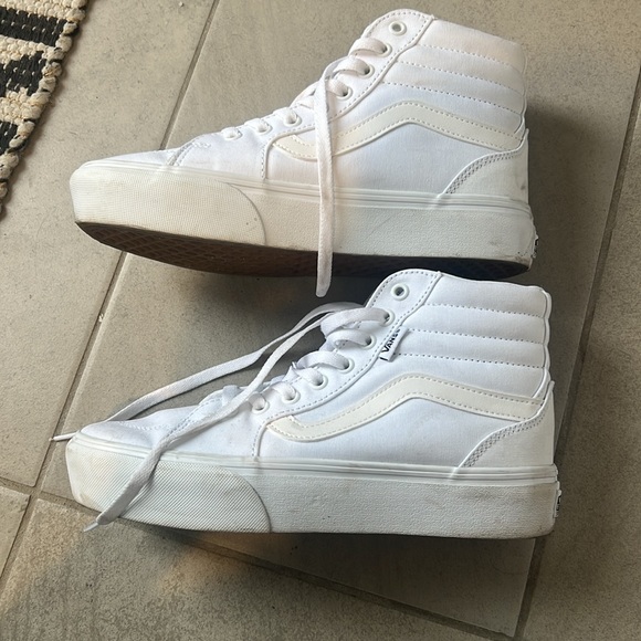 Vans Sk8-Hi Canvas Shoe - Picture 6 of 9